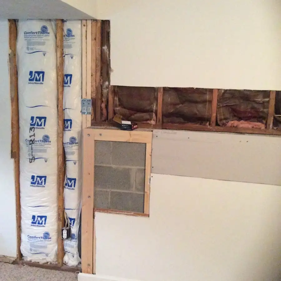Wall insulation replacement during Odor Removal & Deodorization in Mack